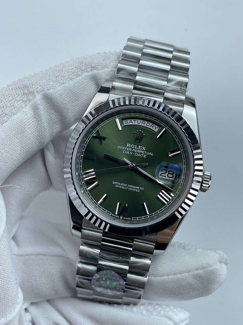 (준비완료/특급배송)NO.3529/QP공장 롤렉스 데이데이트40 텅스텐 정품급무게&무브먼트 업그레이드